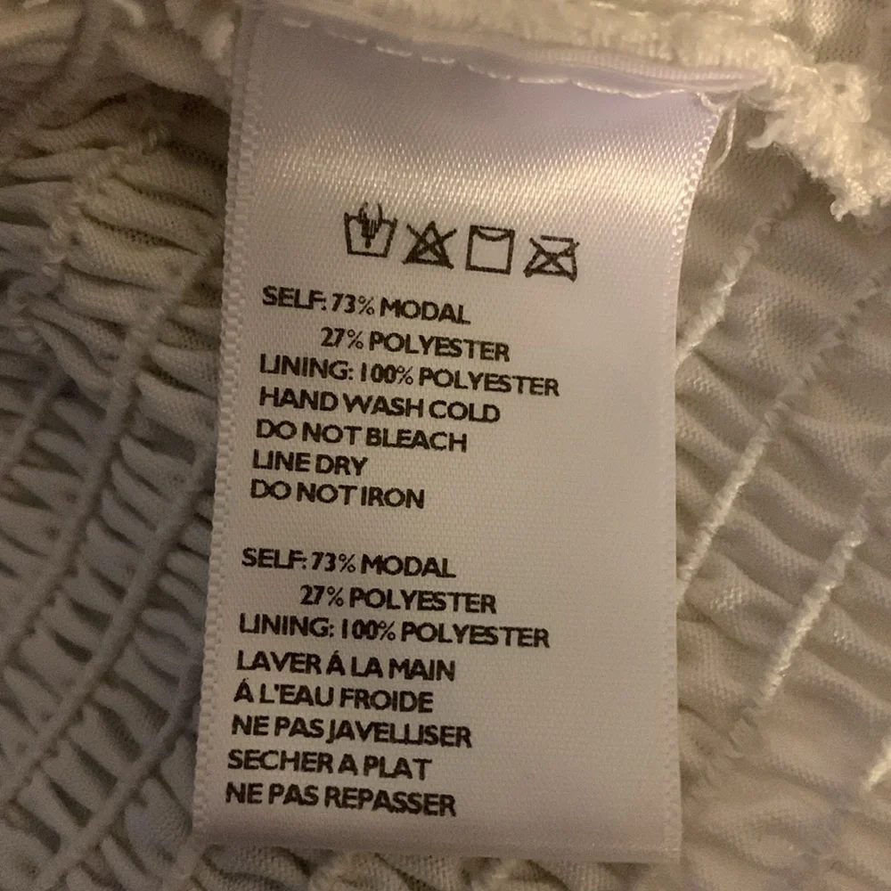 Urban Outfitters Emma Cipro Smocked Cami Top Ivory Size S - Picture 5 of 5